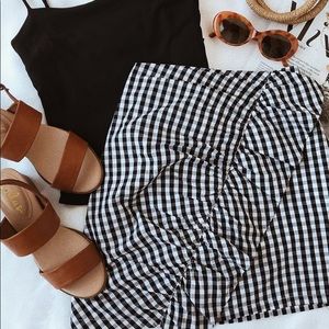 🥀 Gingham print mini skort 🥀